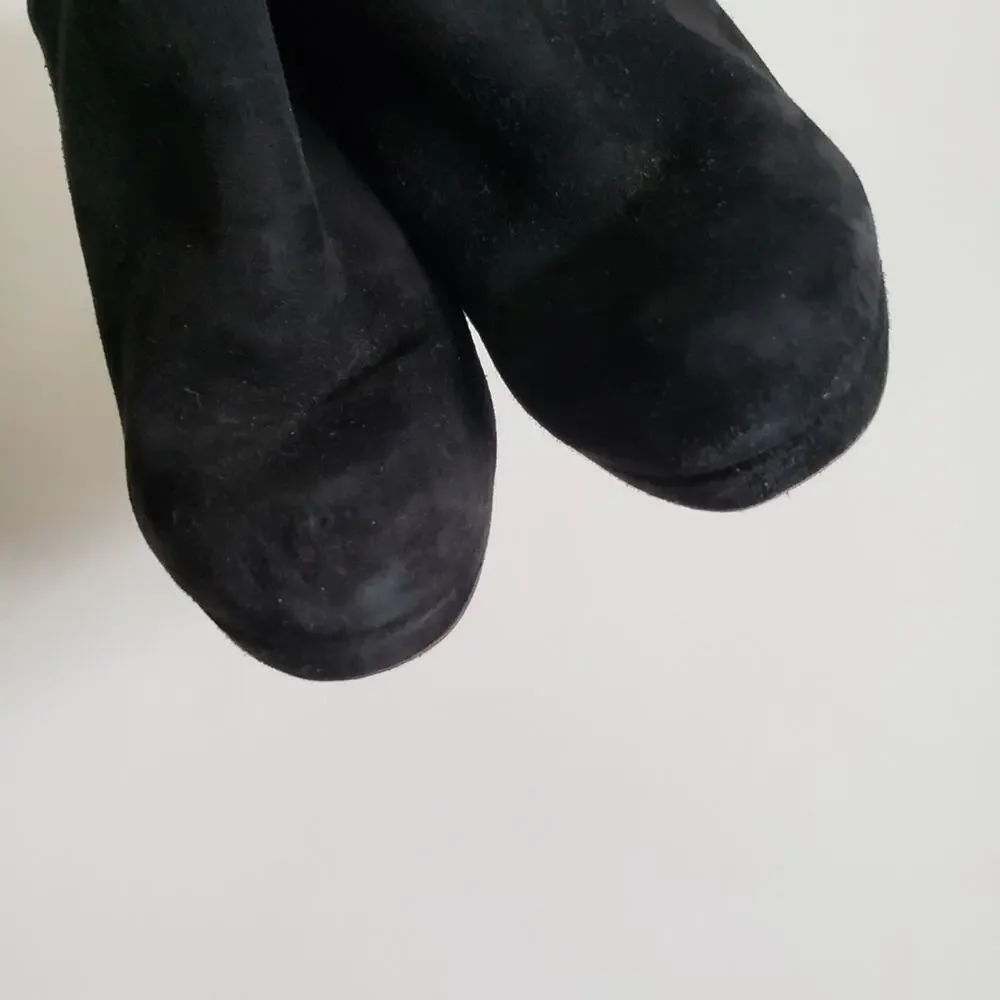 Via Spiga Black Suede Belinda Bootie